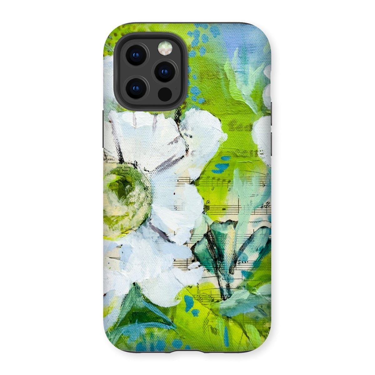 Prodigi Phone & Tablet Cases iPhone 12 Pro / Gloss Flower Music Series Anemone Print Tough Phone Case