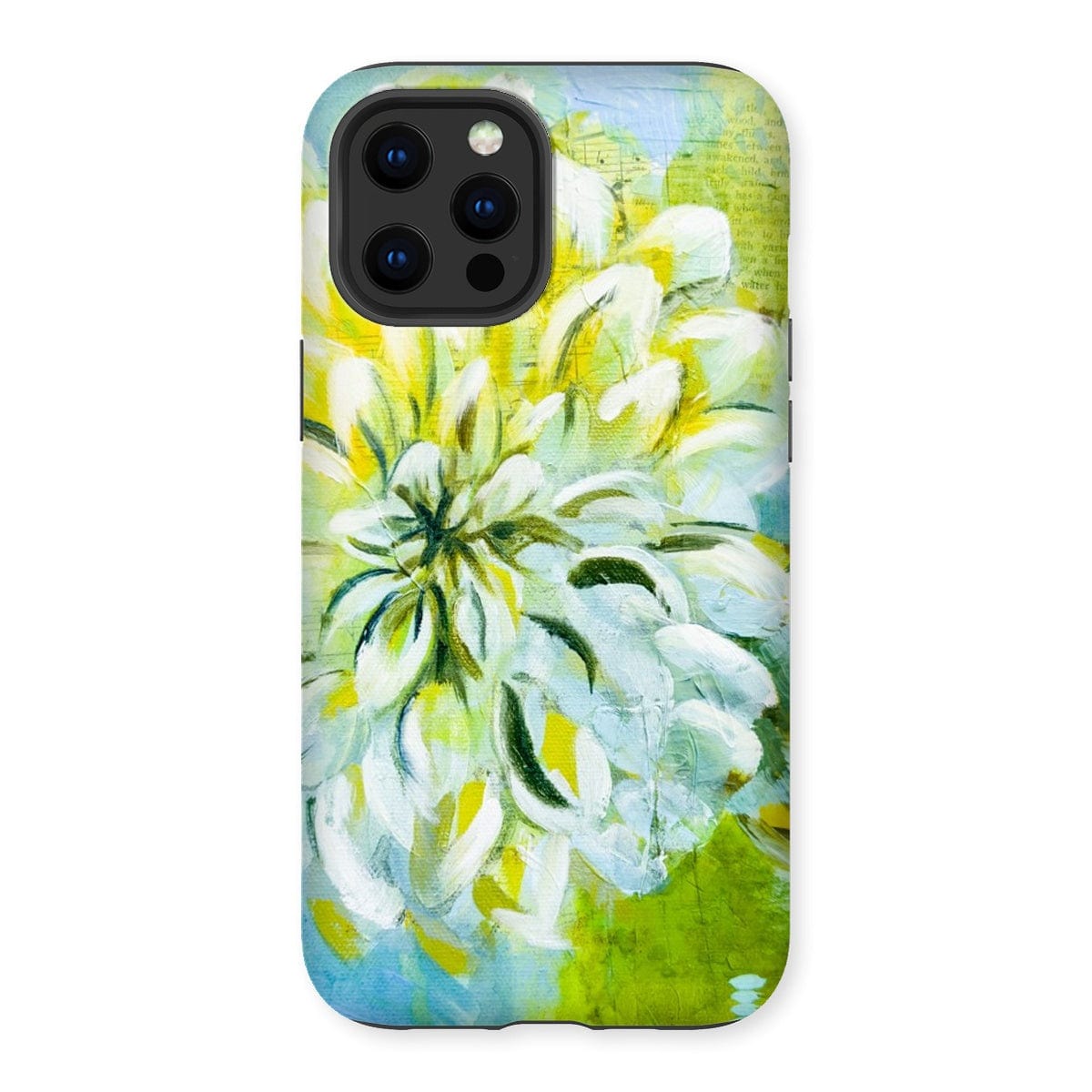 Prodigi Phone & Tablet Cases iPhone 12 Pro Max / Gloss Flower Music Series Dahlia Print Tough Phone Case