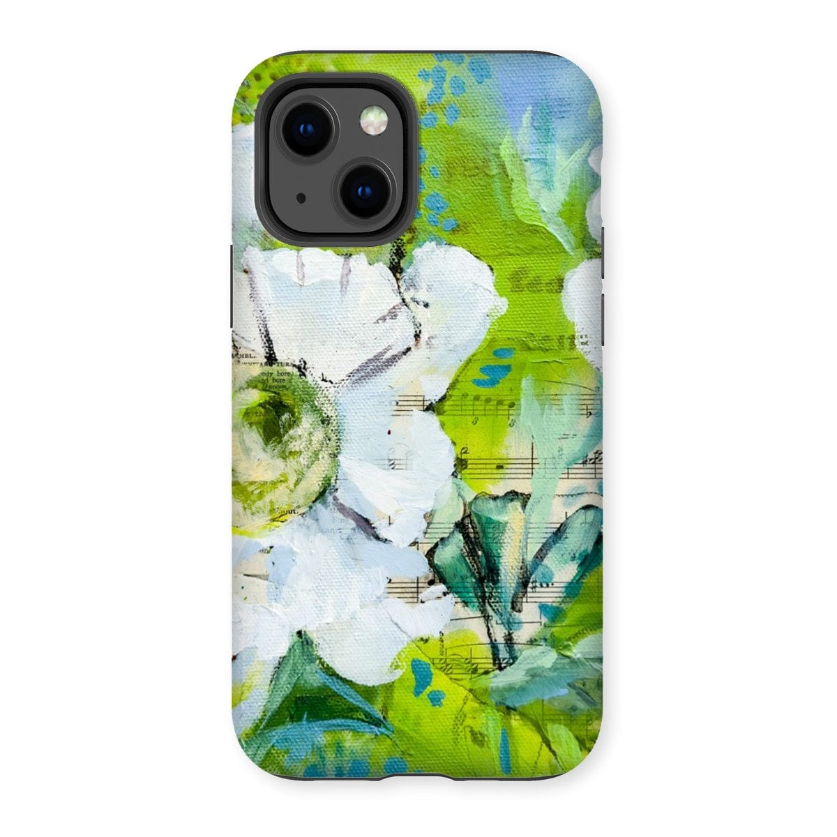Load image into Gallery viewer, Prodigi Phone &amp;amp; Tablet Cases iPhone 13 / Gloss Flower Music Series Anemone Print Tough Phone Case
