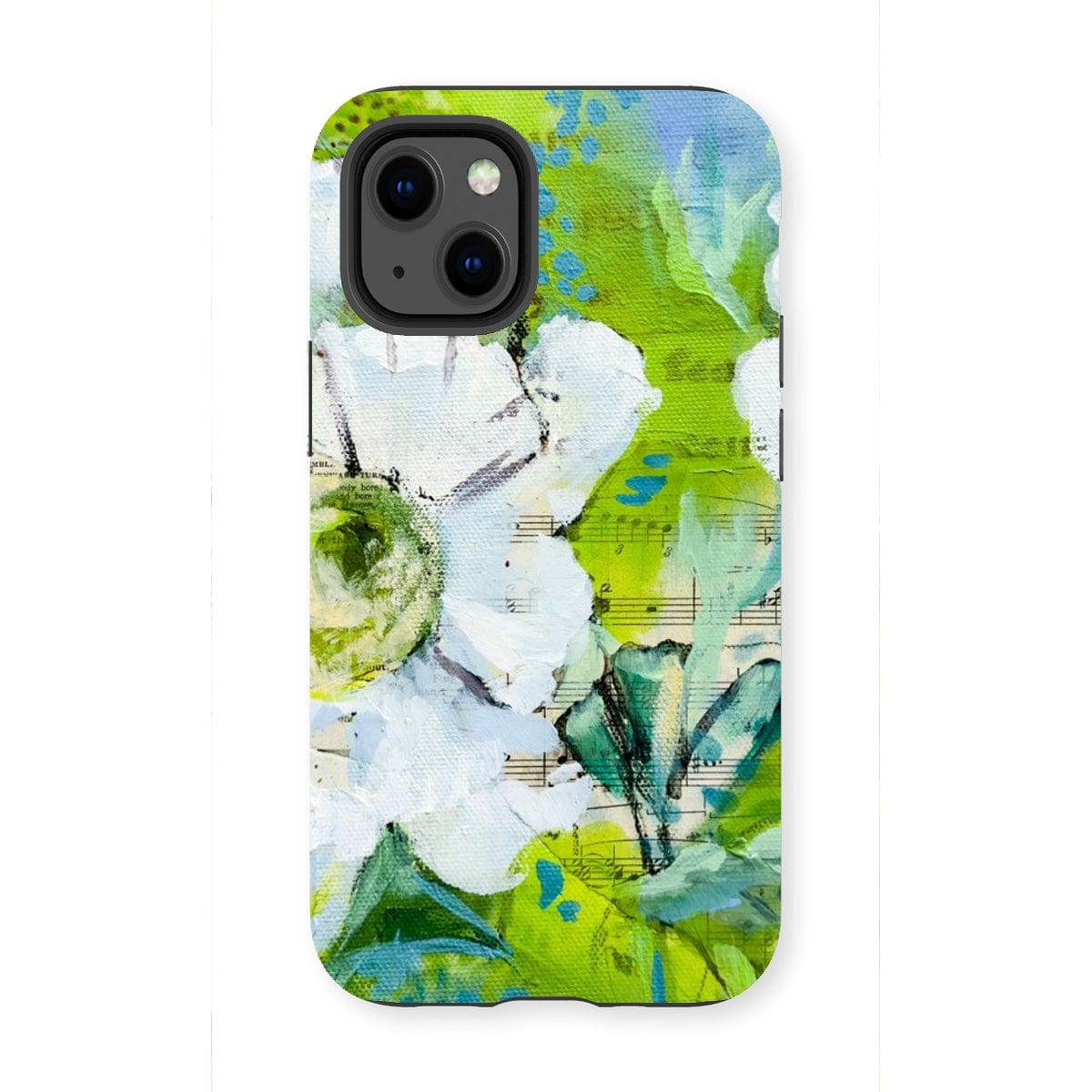 Prodigi Phone & Tablet Cases iPhone 13 Mini / Gloss Flower Music Series Anemone Print Tough Phone Case