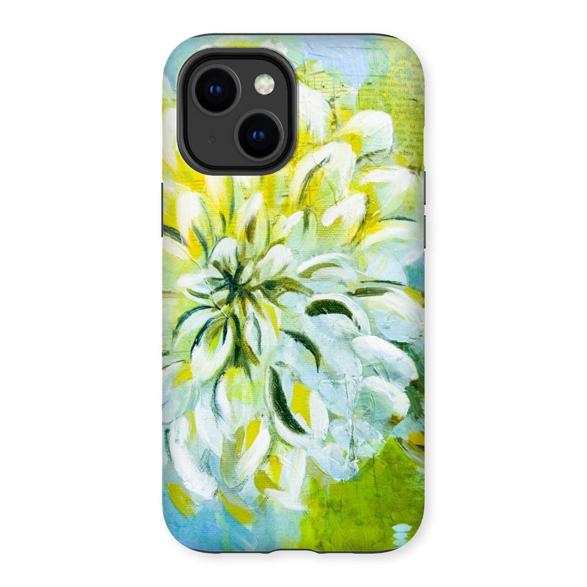Prodigi Phone & Tablet Cases iPhone 14 Plus / Gloss Flower Music Series Dahlia Print Tough Phone Case