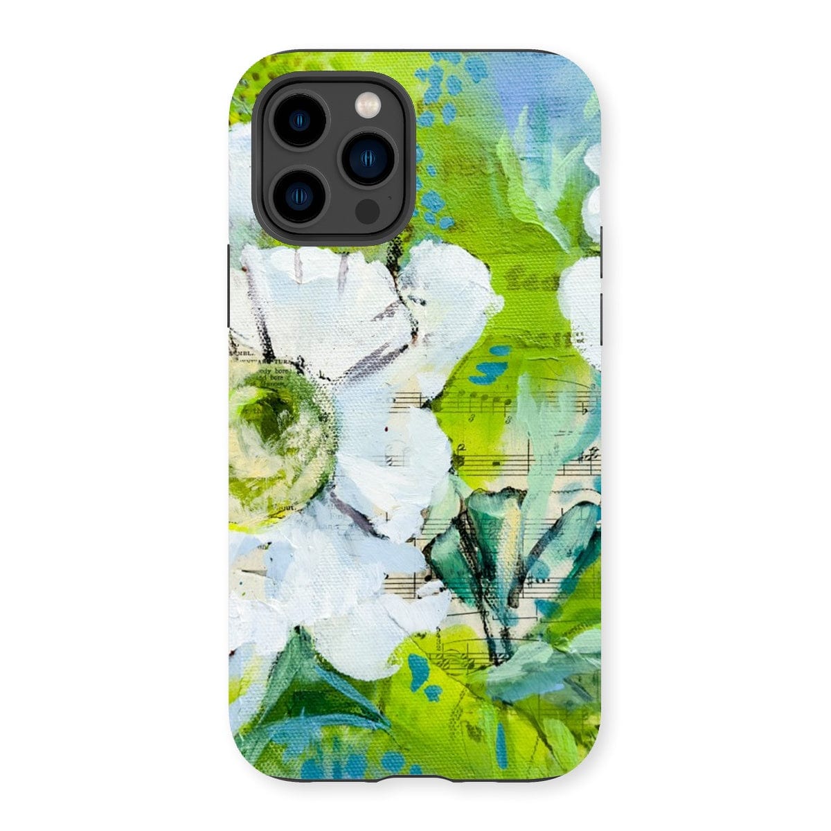 Prodigi Phone & Tablet Cases iPhone 14 Pro / Gloss Flower Music Series Anemone Print Tough Phone Case