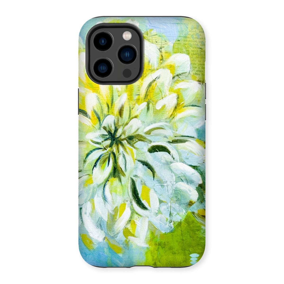 Prodigi Phone & Tablet Cases iPhone 14 Pro Max / Gloss Flower Music Series Dahlia Print Tough Phone Case