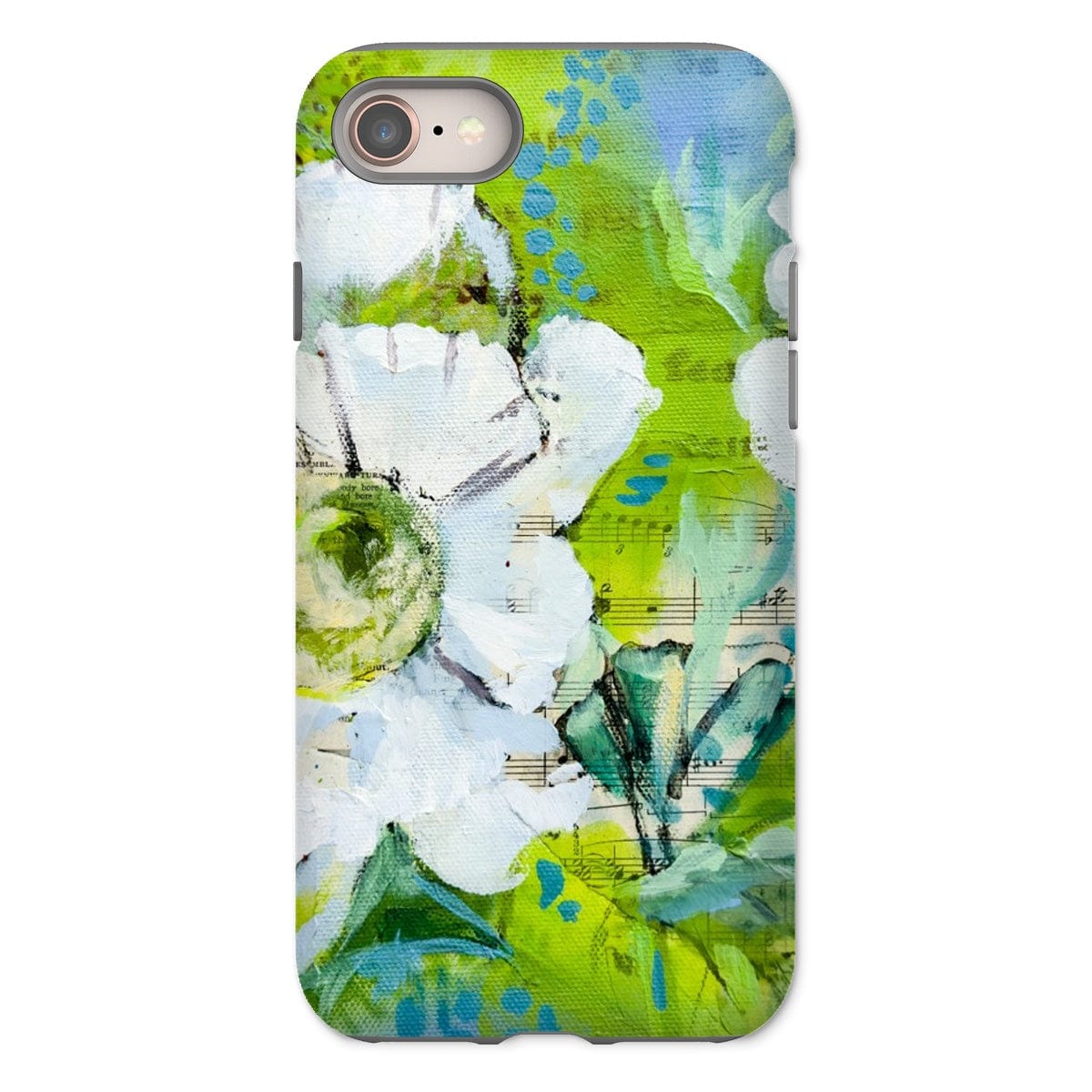 Prodigi Phone & Tablet Cases iPhone 8 / Gloss Flower Music Series Anemone Print Tough Phone Case