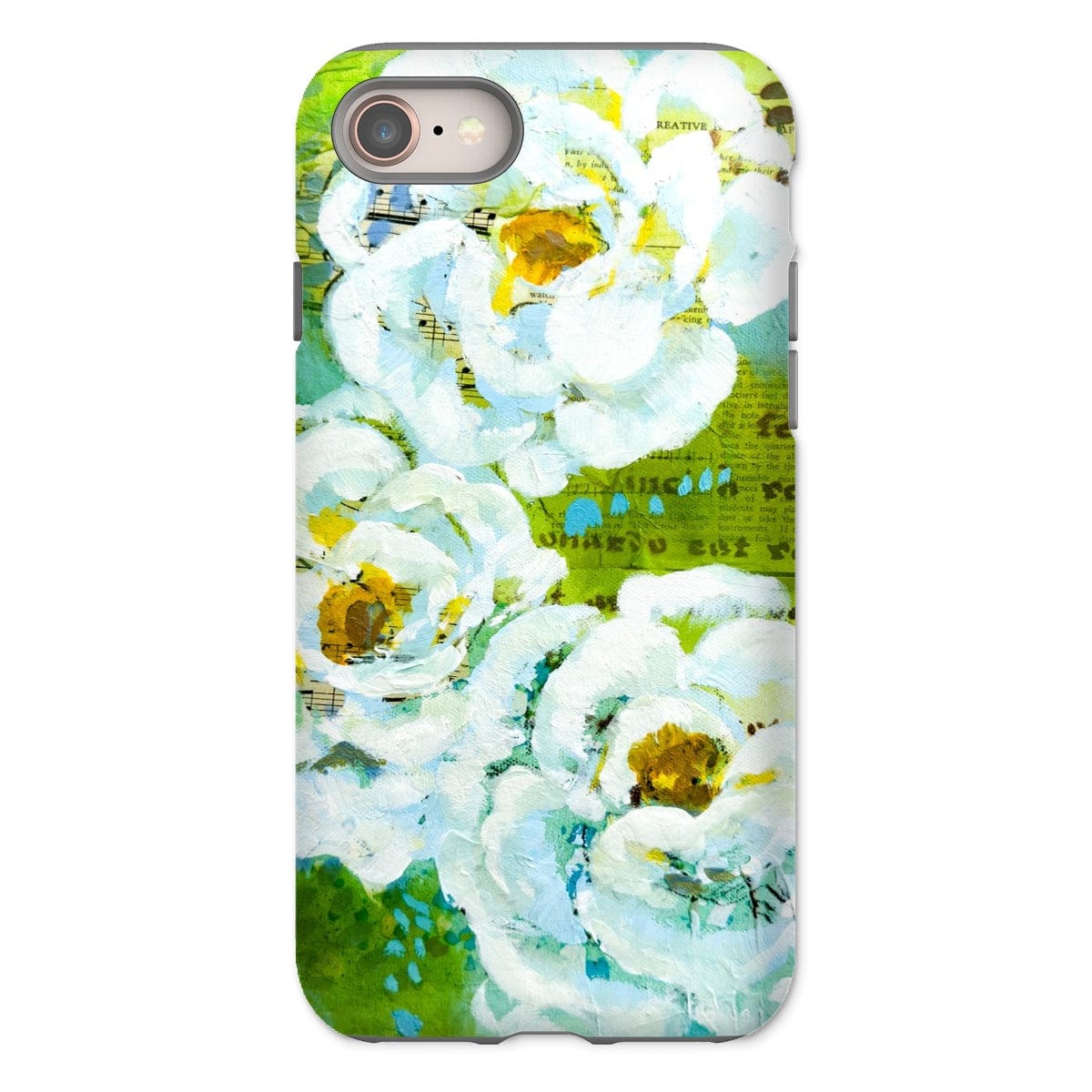 Prodigi Phone & Tablet Cases iPhone 8 / Gloss Flower Music Series Ranunculus Print Tough Phone Case