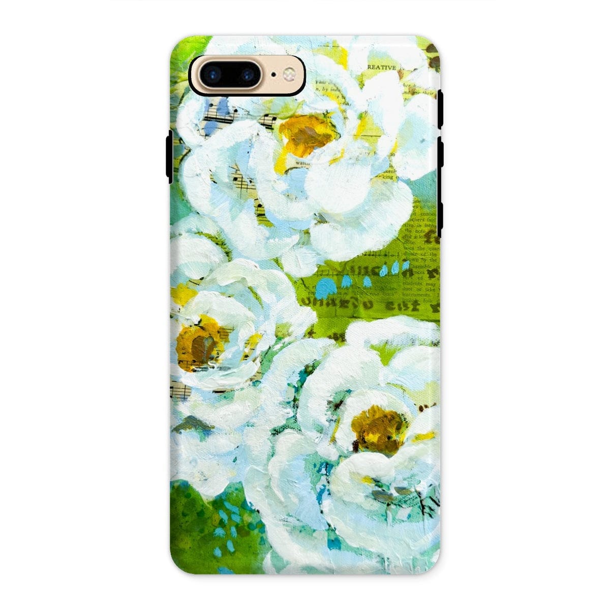 Prodigi Phone & Tablet Cases iPhone 8 Plus / Gloss Flower Music Series Ranunculus Print Tough Phone Case