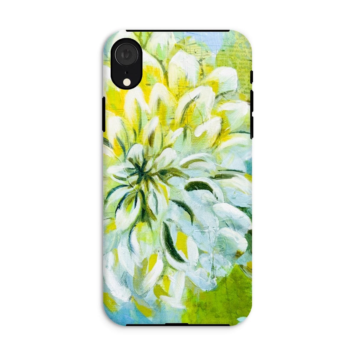Prodigi Phone & Tablet Cases iPhone XR / Gloss Flower Music Series Dahlia Print Tough Phone Case