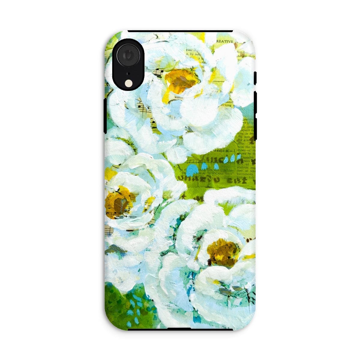 Load image into Gallery viewer, Prodigi Phone &amp;amp; Tablet Cases iPhone XR / Gloss Flower Music Series Ranunculus Print Tough Phone Case
