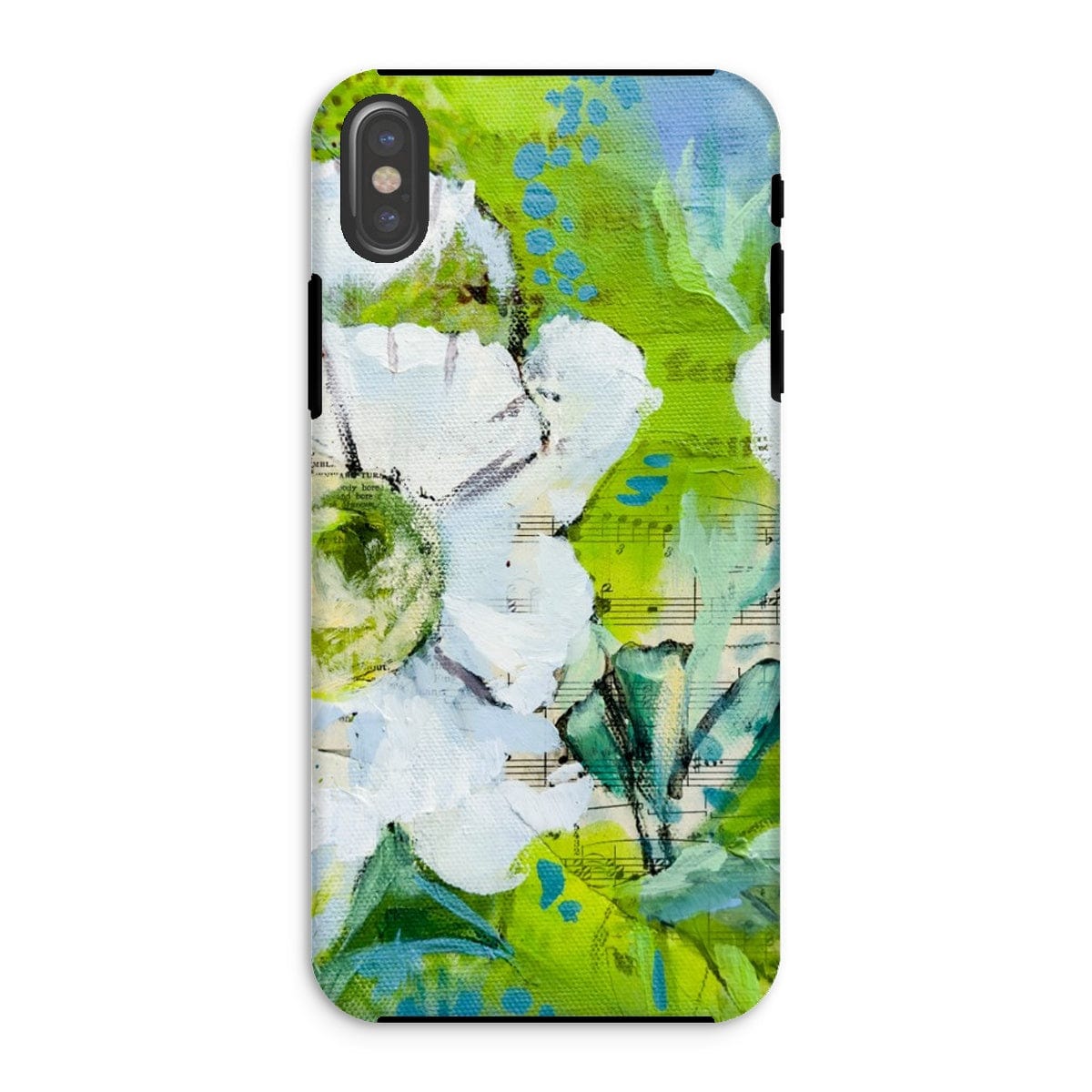 Prodigi Phone & Tablet Cases iPhone XS / Gloss Flower Music Series Anemone Print Tough Phone Case