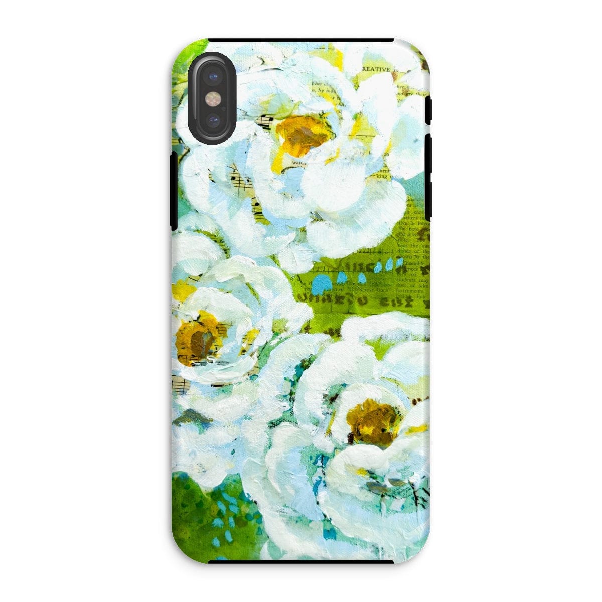 Load image into Gallery viewer, Prodigi Phone &amp;amp; Tablet Cases iPhone XS / Gloss Flower Music Series Ranunculus Print Tough Phone Case
