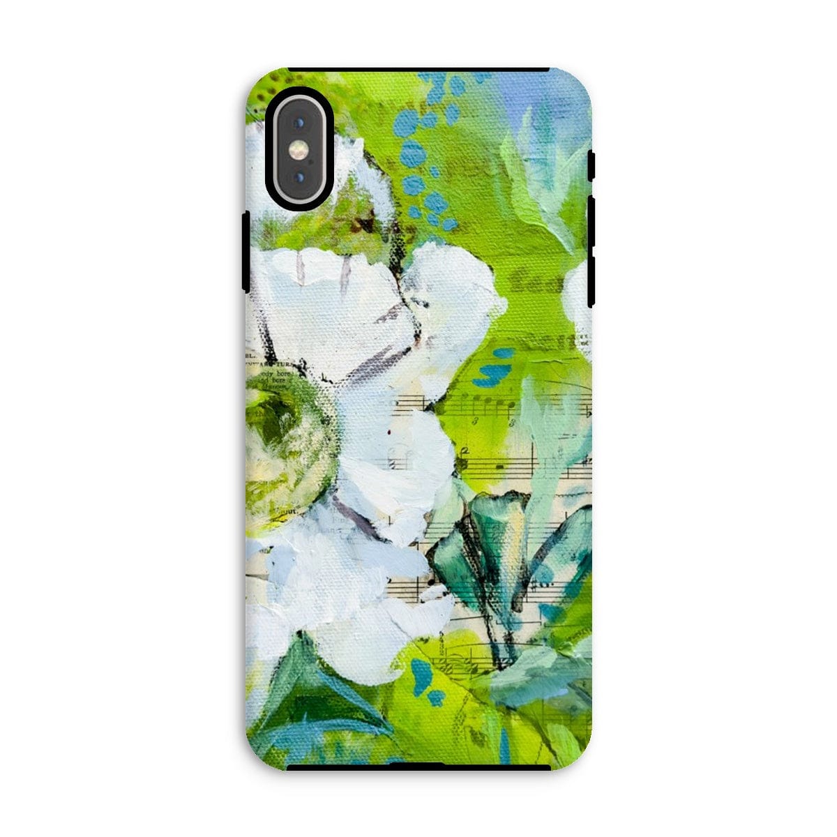 Prodigi Phone & Tablet Cases iPhone XS Max / Gloss Flower Music Series Anemone Print Tough Phone Case