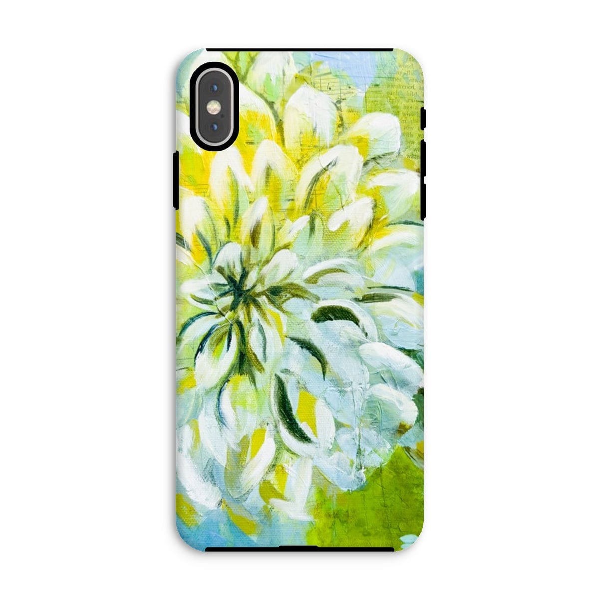 Prodigi Phone & Tablet Cases iPhone XS Max / Gloss Flower Music Series Dahlia Print Tough Phone Case
