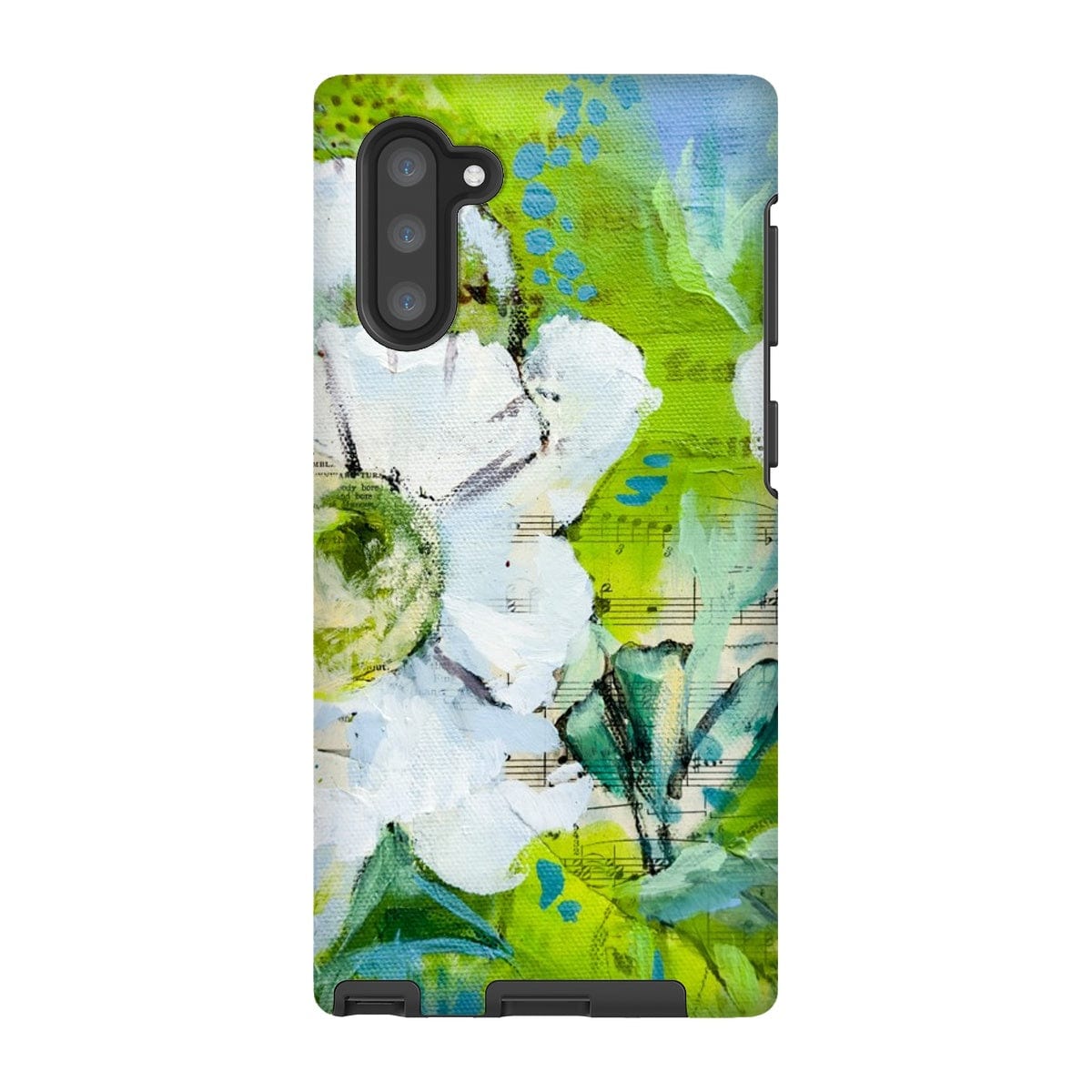 Prodigi Phone & Tablet Cases Samsung Galaxy Note 10 / Gloss Flower Music Series Anemone Print Tough Phone Case