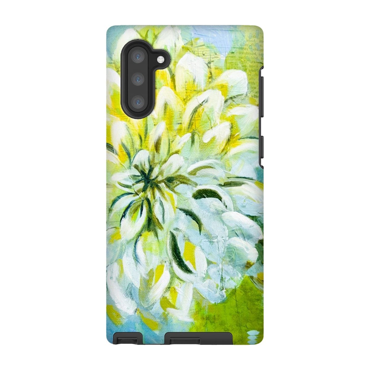 Prodigi Phone & Tablet Cases Samsung Galaxy Note 10 / Gloss Flower Music Series Dahlia Print Tough Phone Case