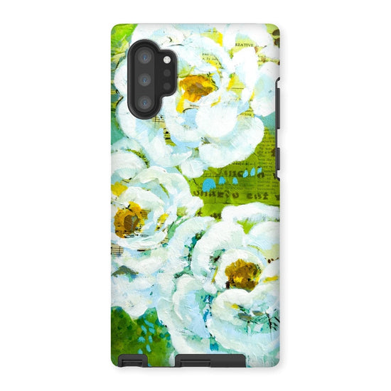 Prodigi Phone & Tablet Cases Samsung Galaxy Note 10P / Gloss Flower Music Series Ranunculus Print Tough Phone Case
