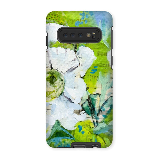 Load image into Gallery viewer, Prodigi Phone &amp;amp; Tablet Cases Samsung Galaxy S10 / Gloss Flower Music Series Anemone Print Tough Phone Case
