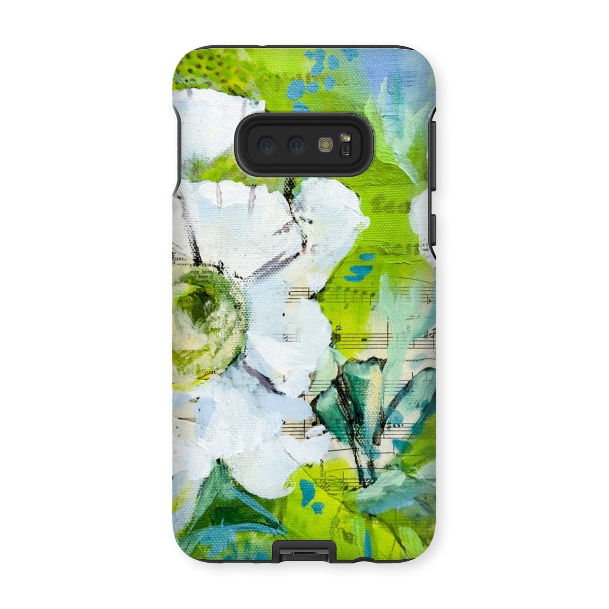 Prodigi Phone & Tablet Cases Samsung Galaxy S10E / Gloss Flower Music Series Anemone Print Tough Phone Case