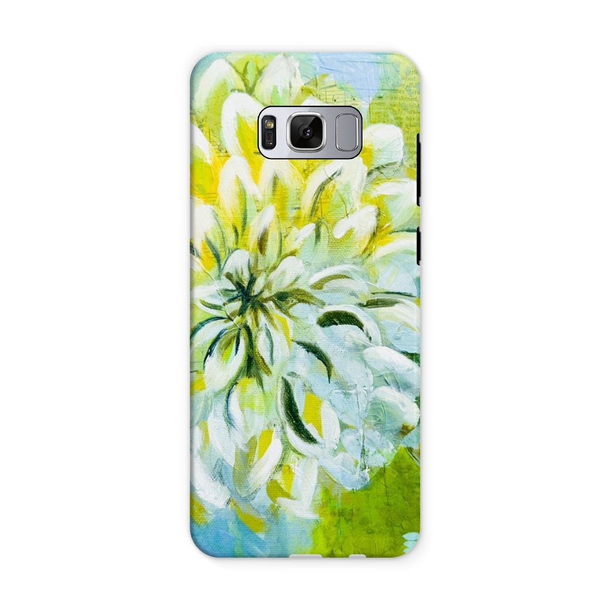 Prodigi Phone & Tablet Cases Samsung Galaxy S8 / Gloss Flower Music Series Dahlia Print Tough Phone Case