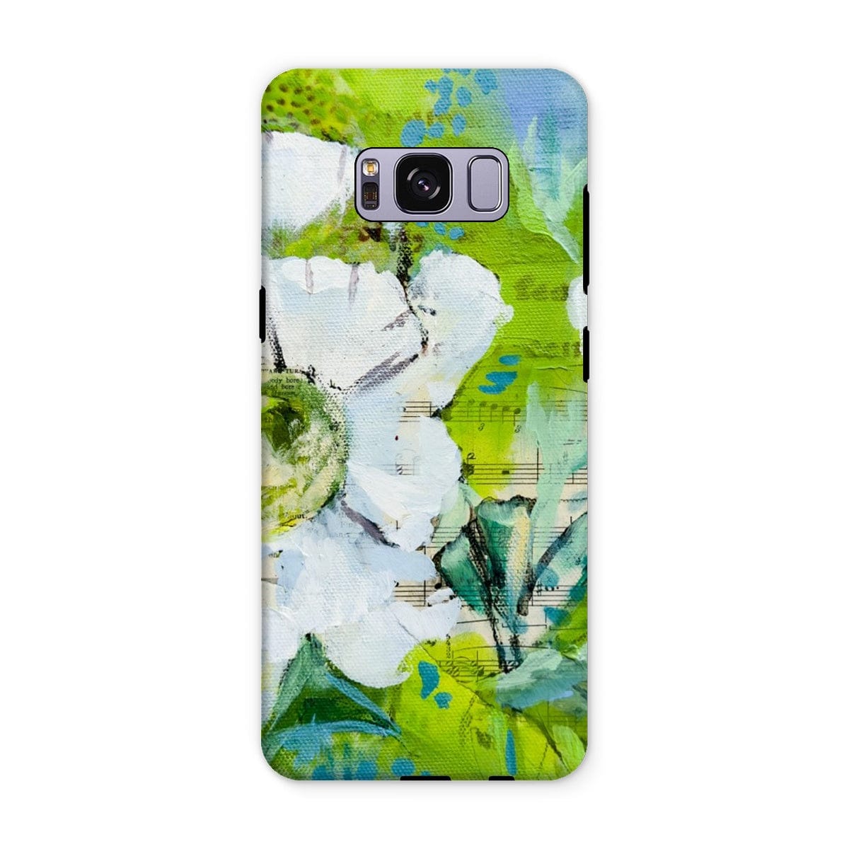 Prodigi Phone & Tablet Cases Samsung Galaxy S8 Plus / Gloss Flower Music Series Anemone Print Tough Phone Case