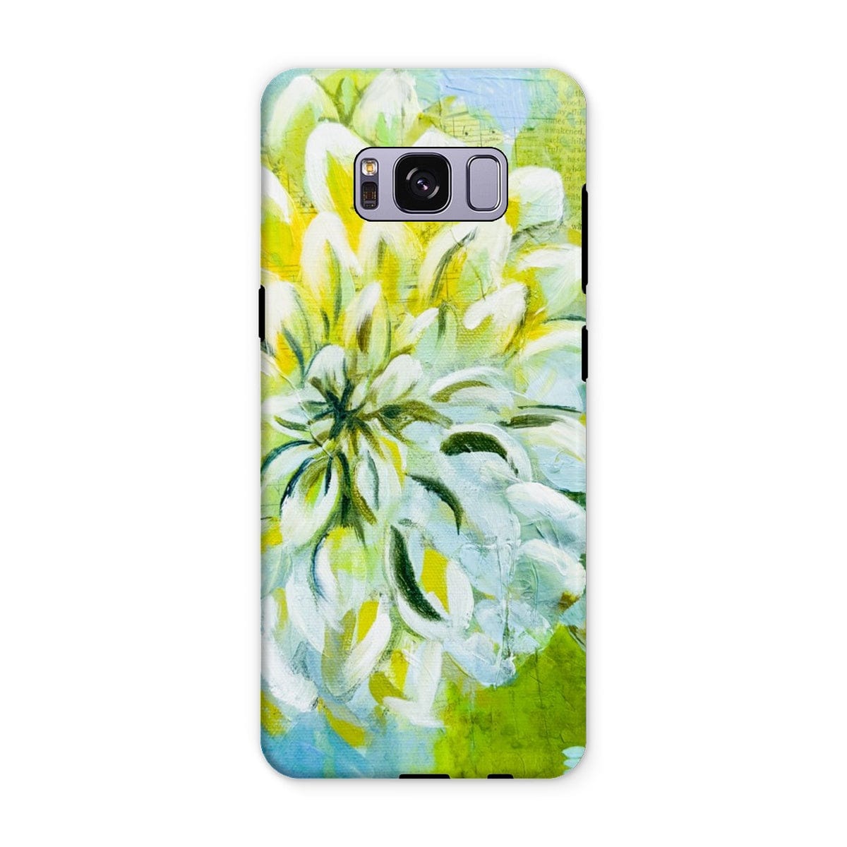 Prodigi Phone & Tablet Cases Samsung Galaxy S8 Plus / Gloss Flower Music Series Dahlia Print Tough Phone Case