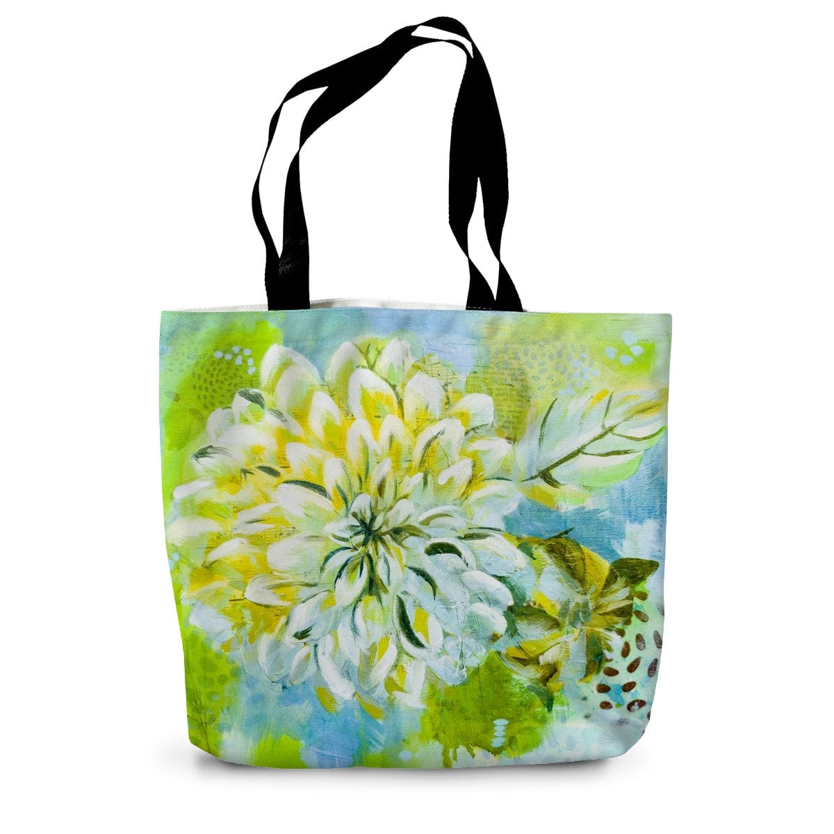 Load image into Gallery viewer, Prodigi Tote 14&amp;quot;x18.5&amp;quot; Flower Music Series Dahlia Print Canvas Tote Bag
